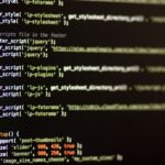 a computer screen with a bunch of text on it