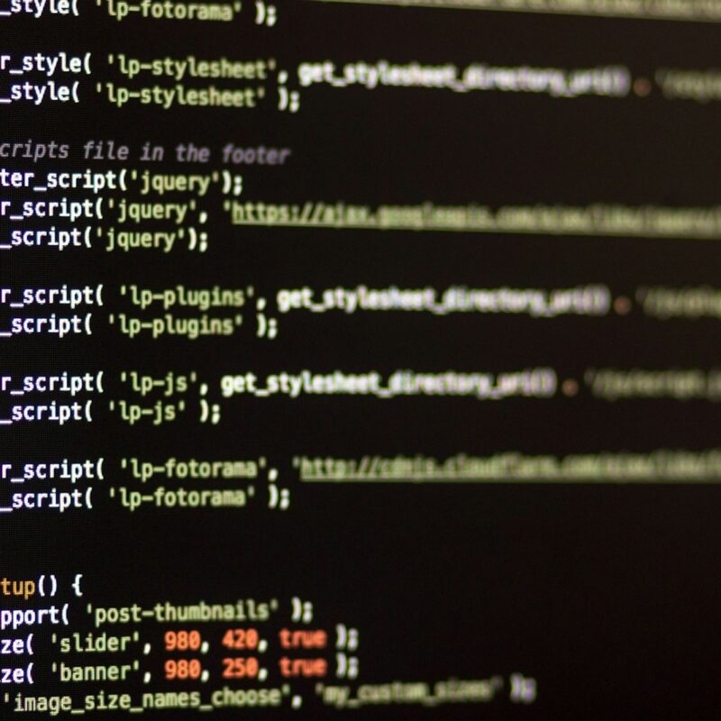 a computer screen with a bunch of text on it